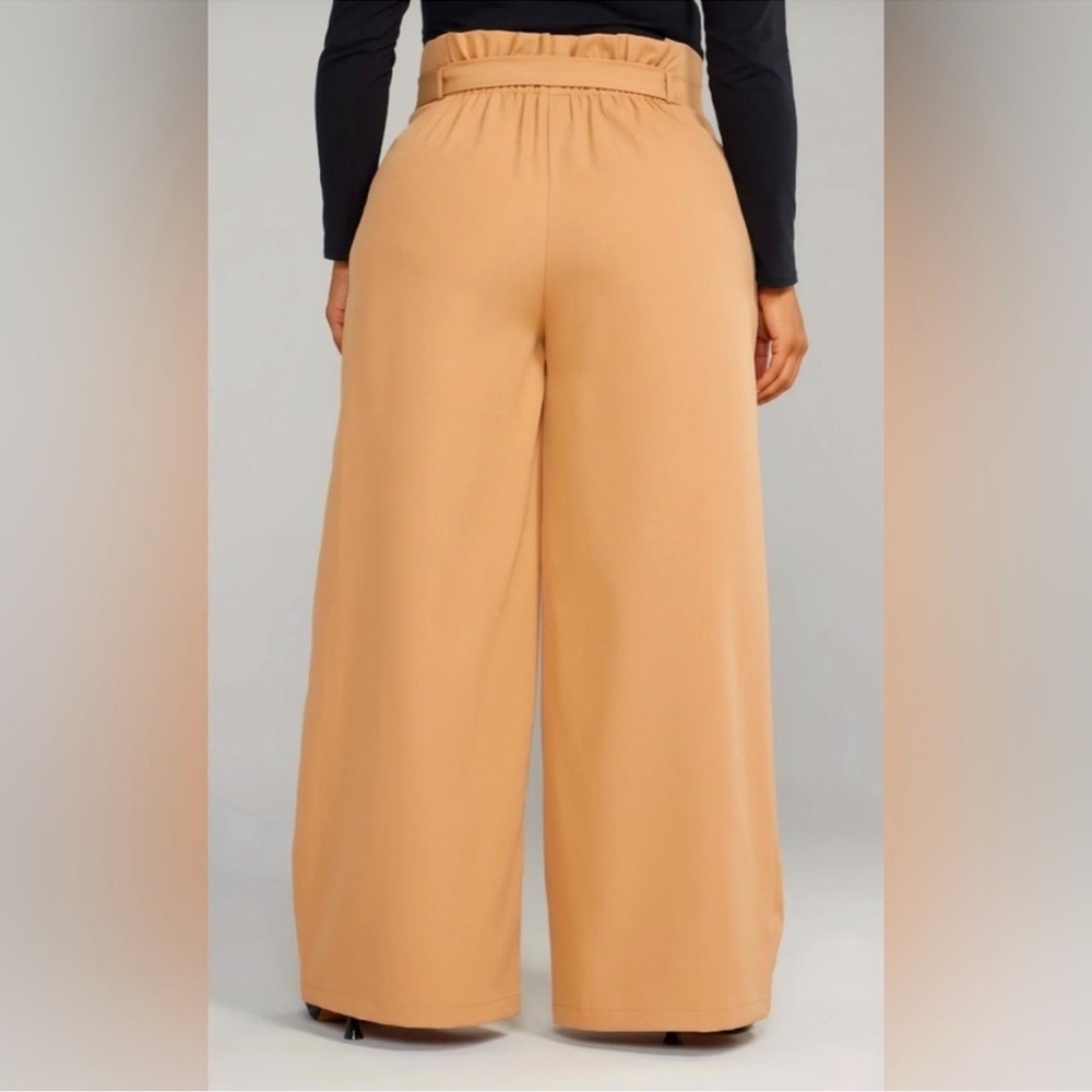 NWT Fashion to Figure - High Rise Wide Leg Paperbag Pants, 2X - Picture 4 of 12